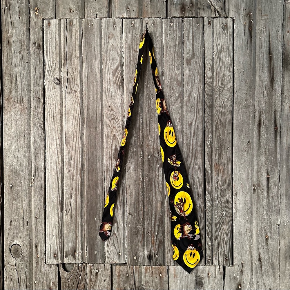 Vintage 1996 Looney Tunes Mania Taz Men's Neck-Tie